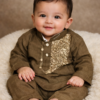 Malouki Lawn 1-3month  Kameez Shalwar For Newborn Baby