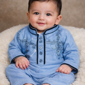 Embroidered Lawn 6-12 month  Kameez Shalwar For Newborn Baby