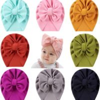 turban cap for baby girl pack of 4 pcs