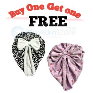 Buy One Get one Free Summer Fabric Turban Cap For Baby Girl