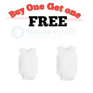 Hot deal Buy One Get One Free Sleeveless Inner Rompers for Boys and Girls High Quality