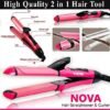 Nova 2 in 1 Hair Straightener & Curler NHC-1818SC