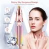 Eyebrow Trimmer Rechargeable| 2 In 1 Painless Brow Shaver Hair Remover Eyebrow Trimmer Facial Hair Remover
